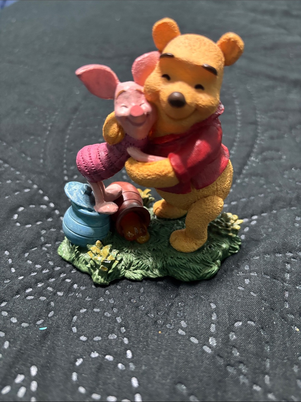 Simply Pooh (and Piglet)  “Hugs are better than Honey” collectible figurine
